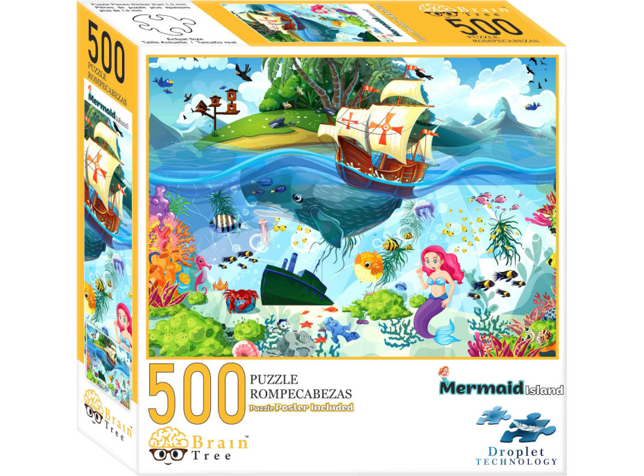 Brain Tree Puzzle Morská víla 500 dielikov