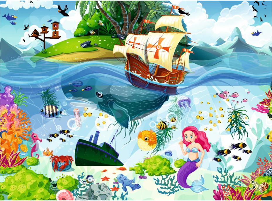 Brain Tree Puzzle Morská víla 500 dielikov