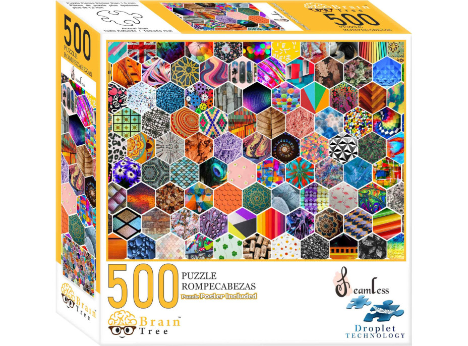 Brain Tree Puzzle Obrázkové dlaždice 500 dielikov