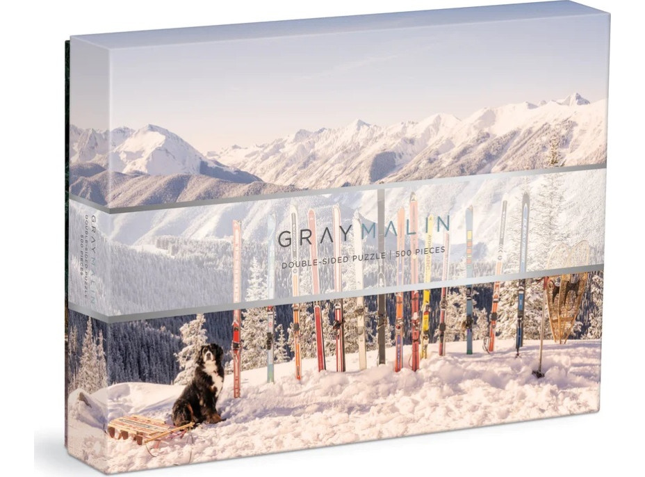 Galison Puzzle Zimné prázdniny 500 dielikov