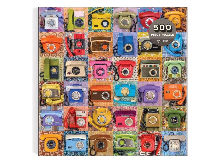 Galison Puzzle Troy Litten Eastern Bloc Telephones 500 dielikov