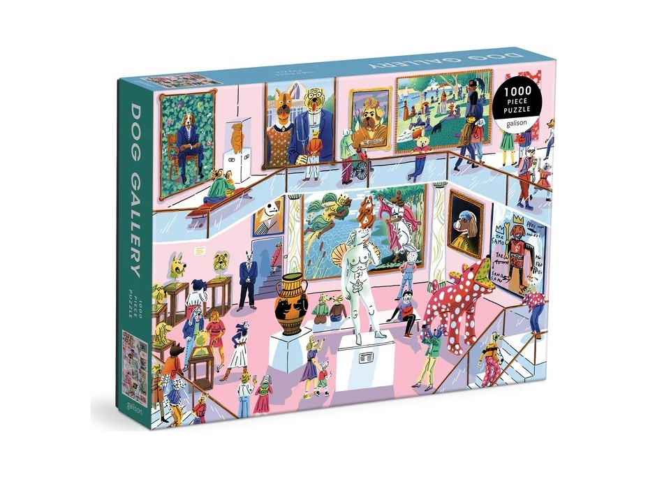 Galison Puzzle Psie galérie 1000 dielikov