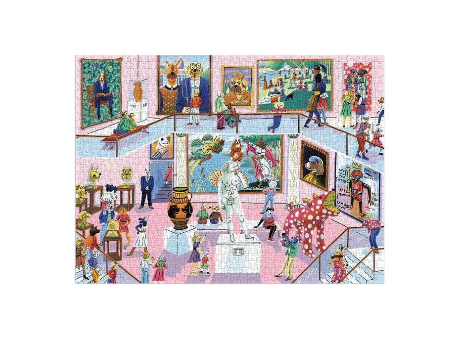 Galison Puzzle Psie galérie 1000 dielikov