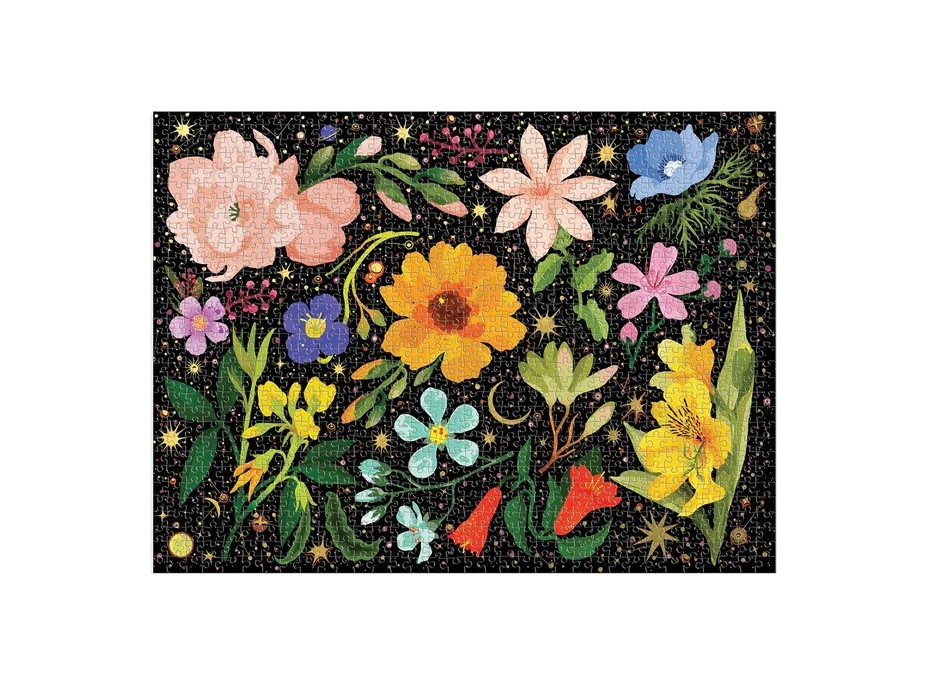 Galison Puzzle Medzigalaktická Flora 1000 dielikov