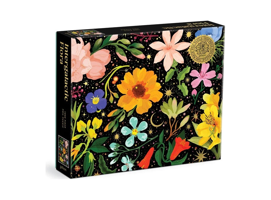 Galison Puzzle Medzigalaktická Flora 1000 dielikov