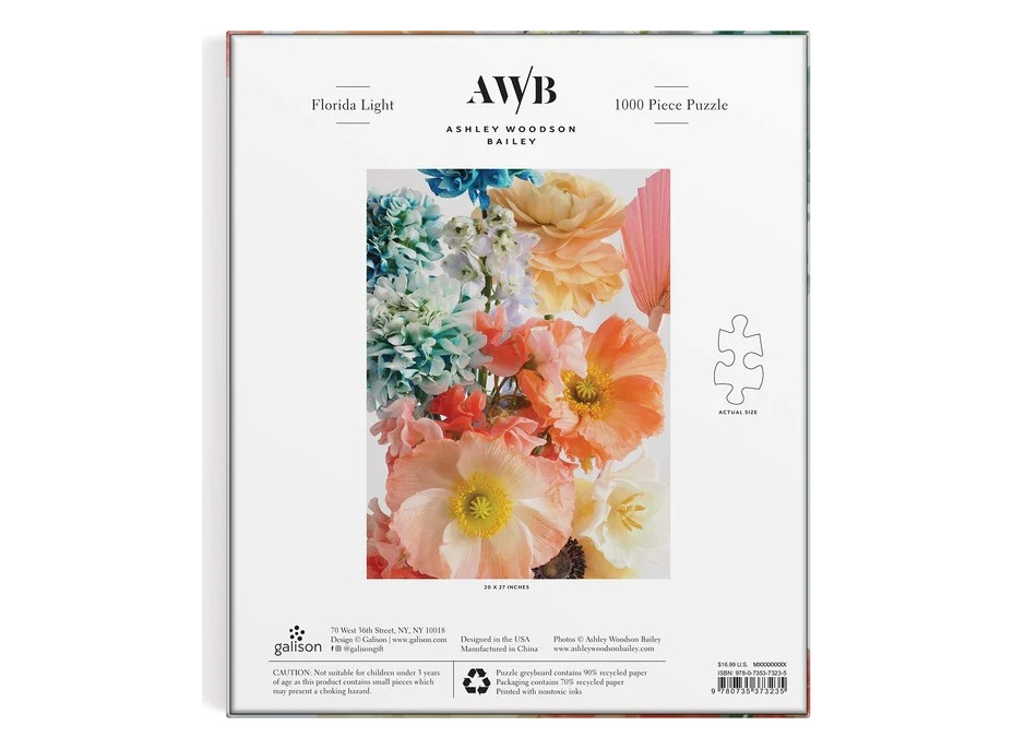 Galison Puzzle Kvety Floridy 1000 dielikov