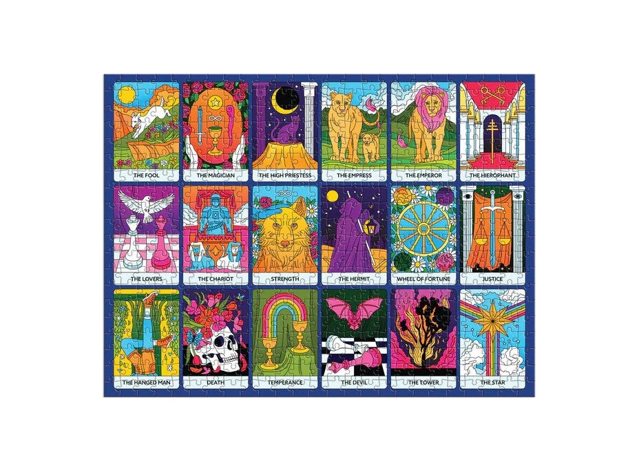 Galison Obojstranné puzzle Major Arcana 500 dielikov