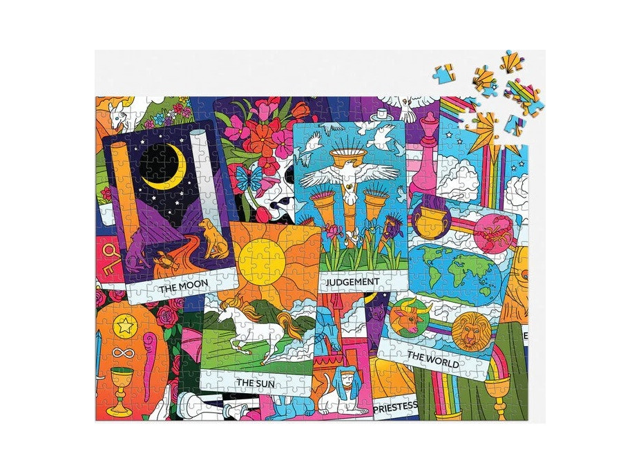 Galison Obojstranné puzzle Major Arcana 500 dielikov