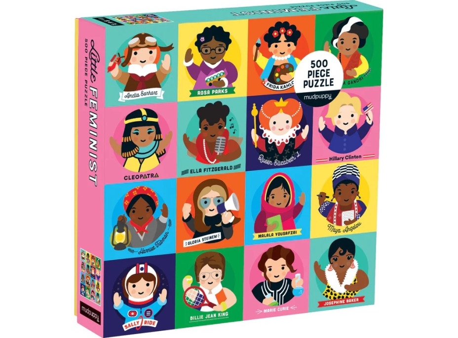 Mudpuppy Puzzle Malé feministky významnej ženy 500 dielikov Mudpuppy Puzzle Malé feministky významnej ženy 500 dielikov