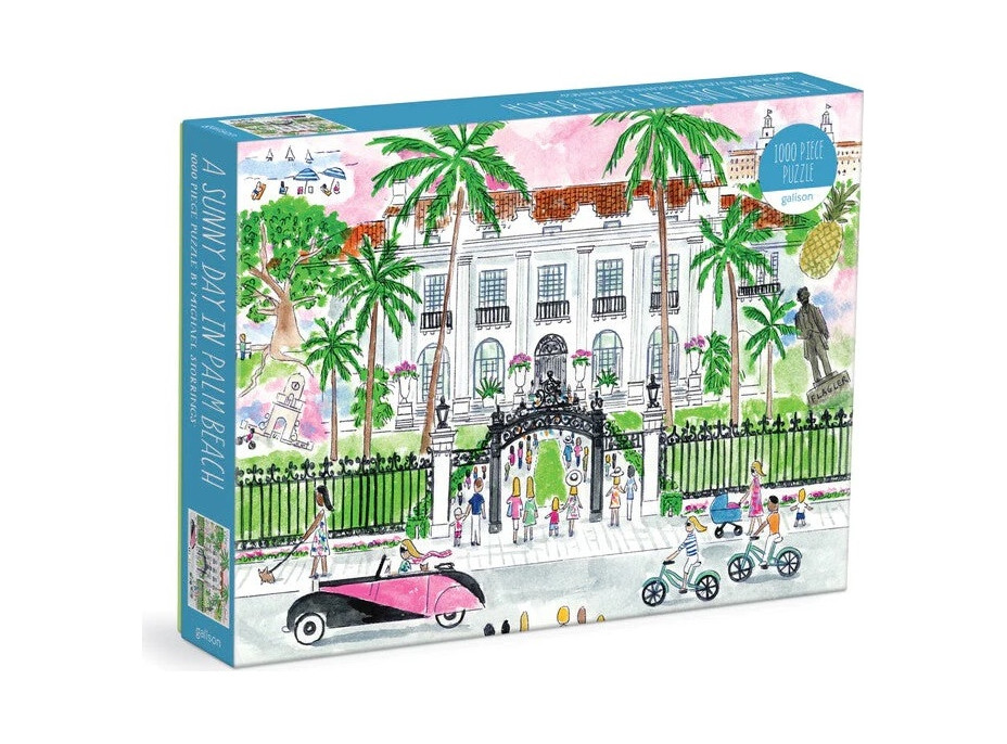 Galison Puzzle Slnečný deň v Palm Beach 1000 dielikov