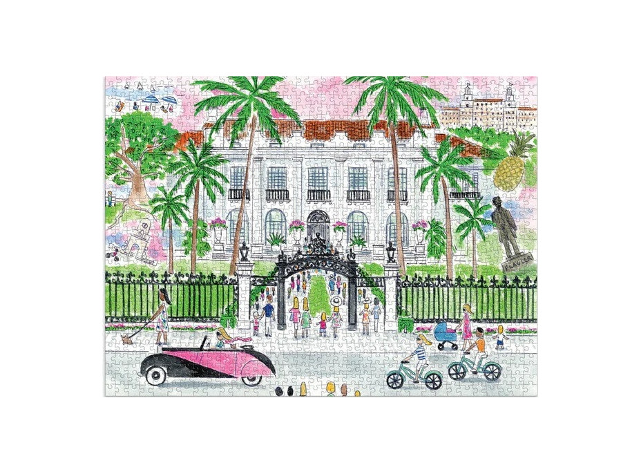 Galison Puzzle Slnečný deň v Palm Beach 1000 dielikov