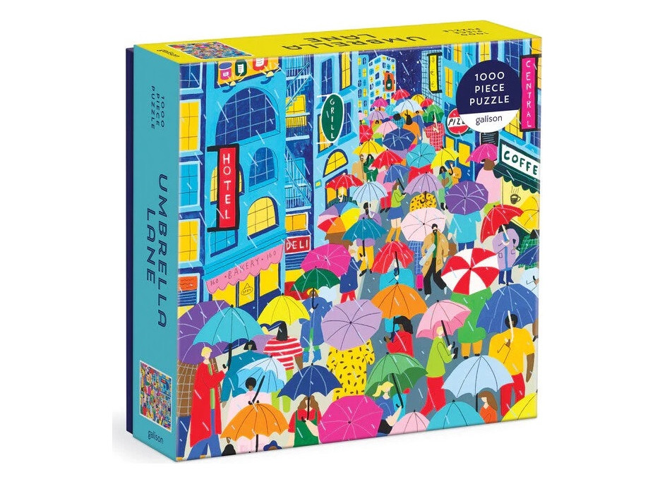 Galison Puzzle Dáždniková ulička 1000 dielikov