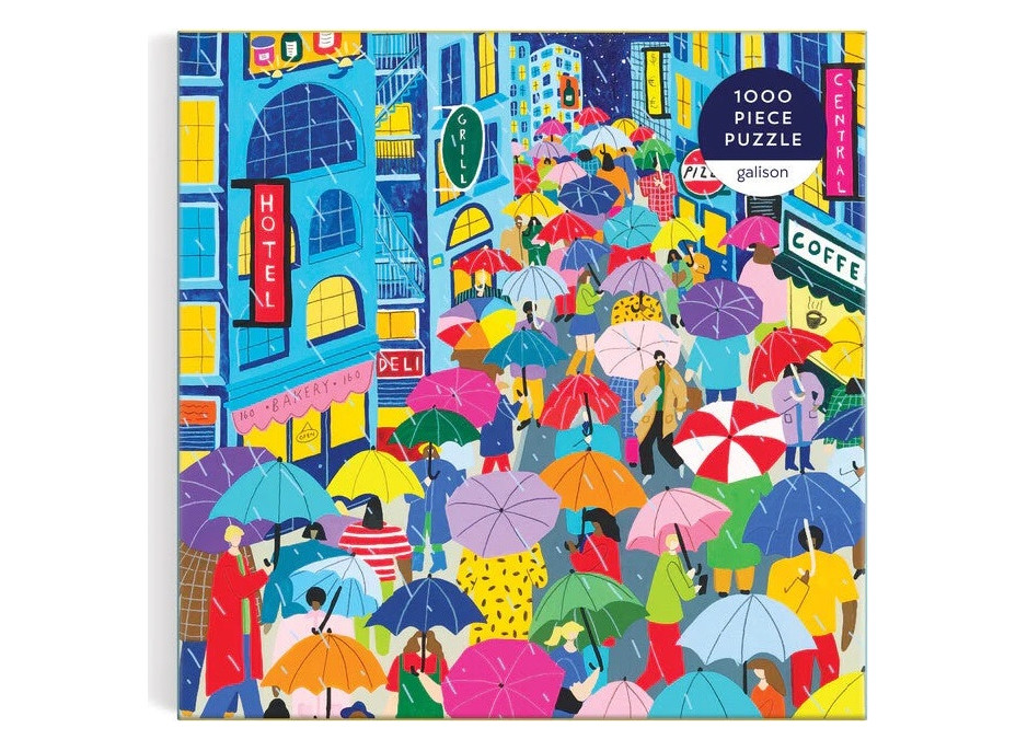 Galison Puzzle Dáždniková ulička 1000 dielikov