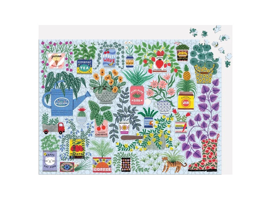 Galison Puzzle Stávkovanie kvetov 1000 dielikov