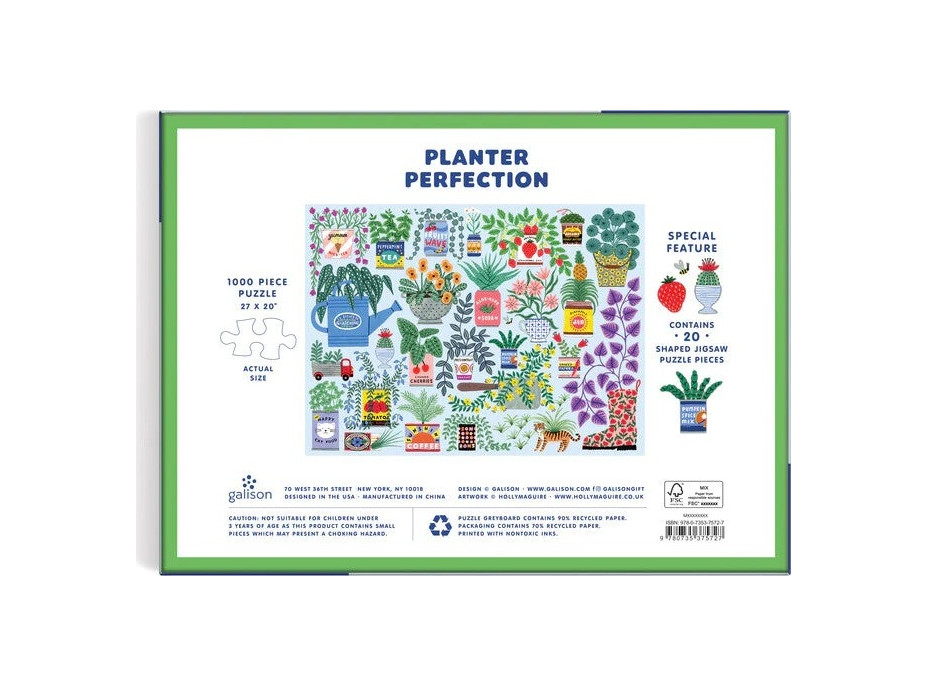 Galison Puzzle Stávkovanie kvetov 1000 dielikov