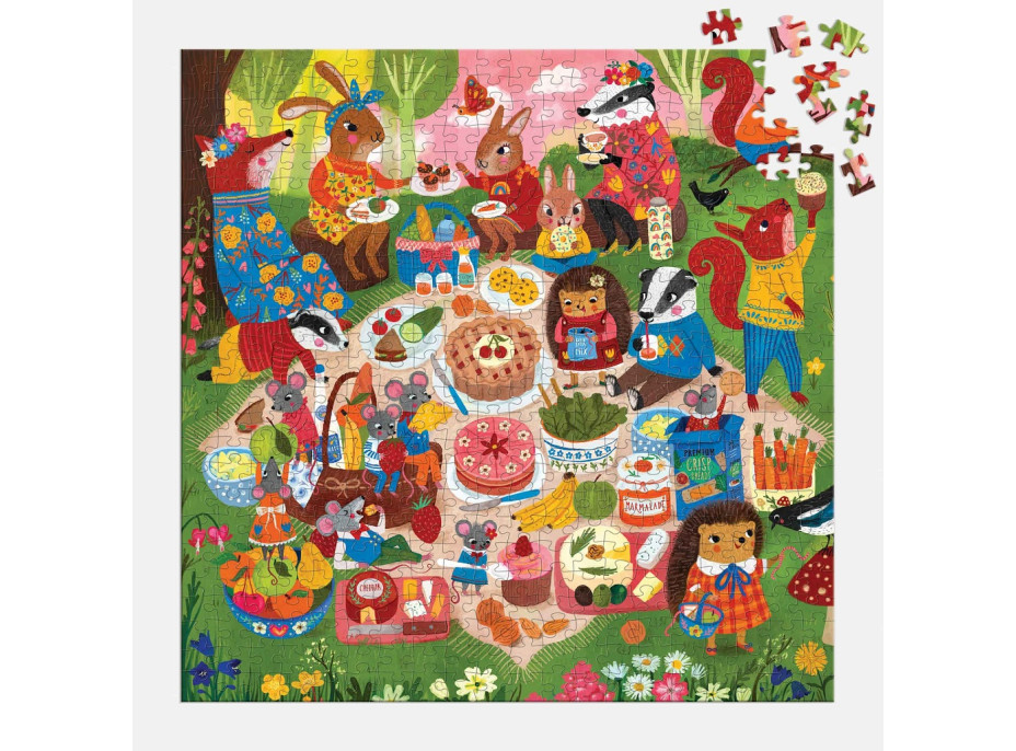 Mudpuppy Puzzle Piknik v lese 500 dielikov