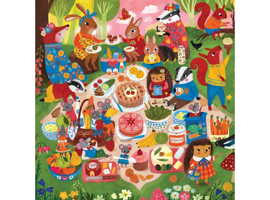 Mudpuppy Puzzle Piknik v lese 500 dielikov