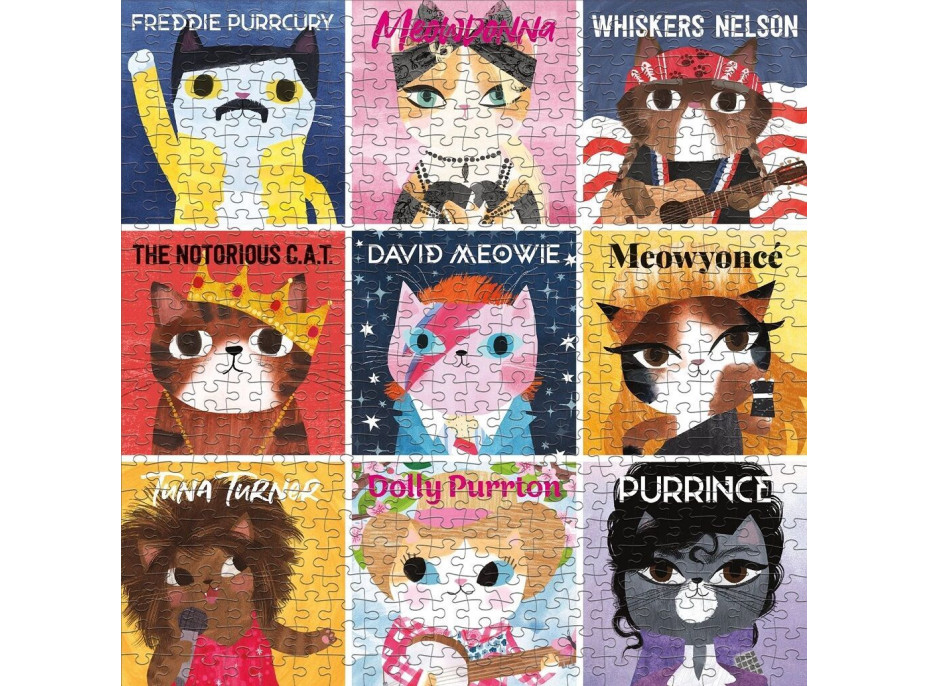 Mudpuppy Puzzle Music Cats 500 dielikov