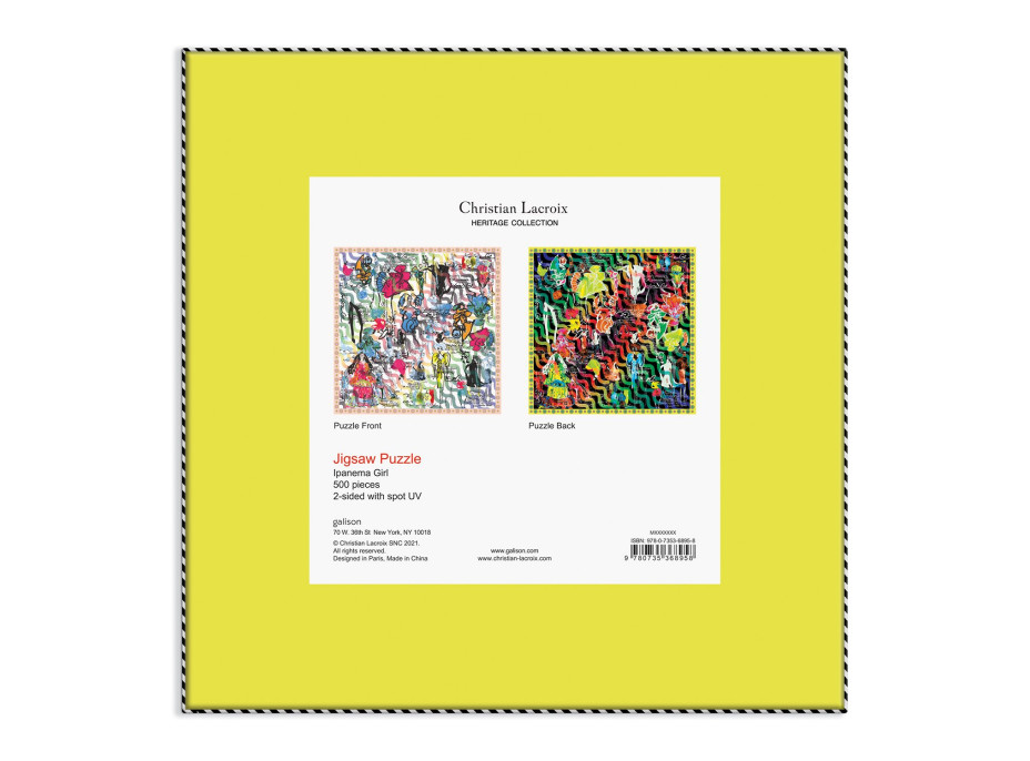 Galison Obojstranné puzzle Kolekcia Ipanema Girls 500 dielikov
