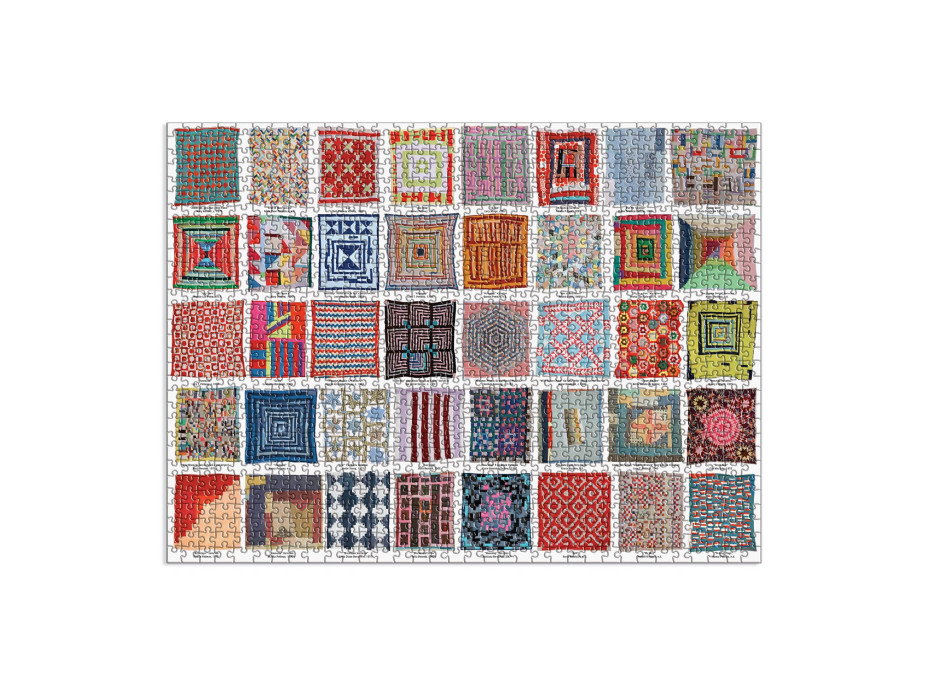 Galison Puzzle Patchworkové deky 1000 dielikov