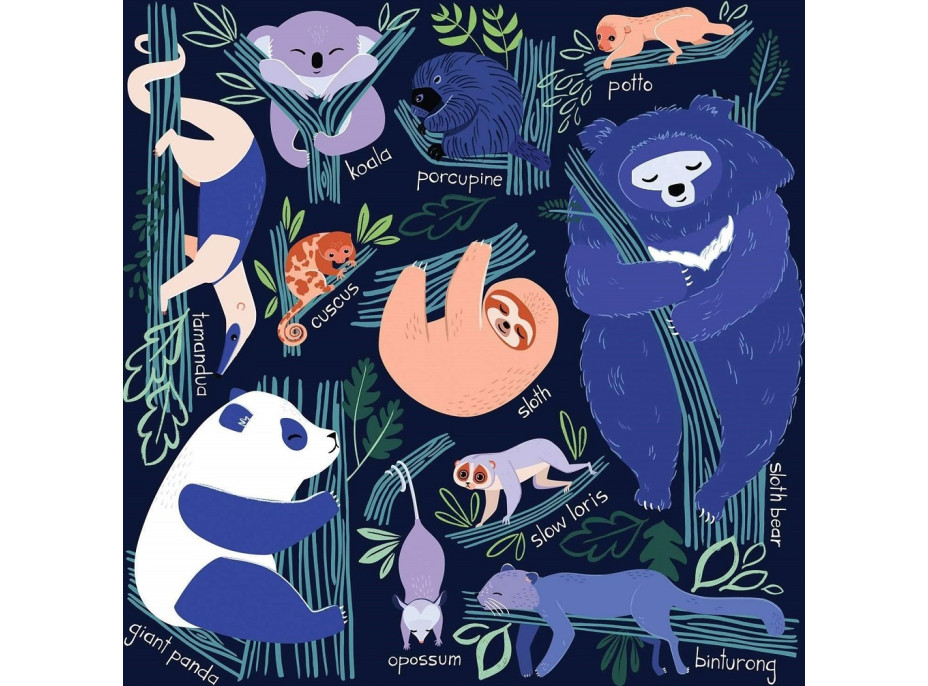 Mudpuppy Puzzle Zdriemnutie na stromoch 500 dielikov