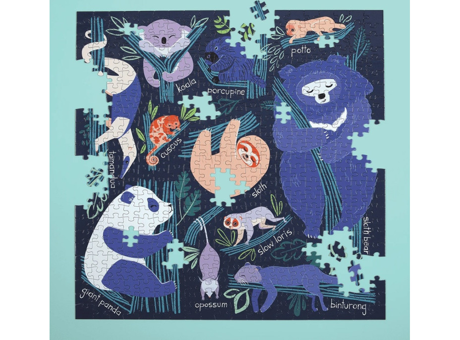 Mudpuppy Puzzle Zdriemnutie na stromoch 500 dielikov