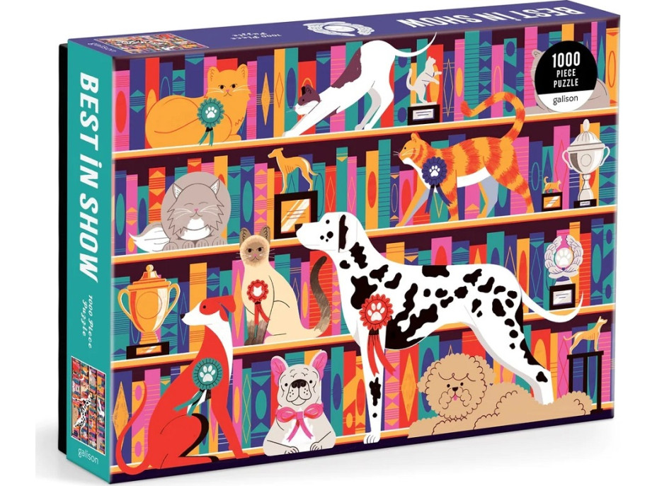 Galison Puzzle Maznáčikovia na výstave 1000 dielikov