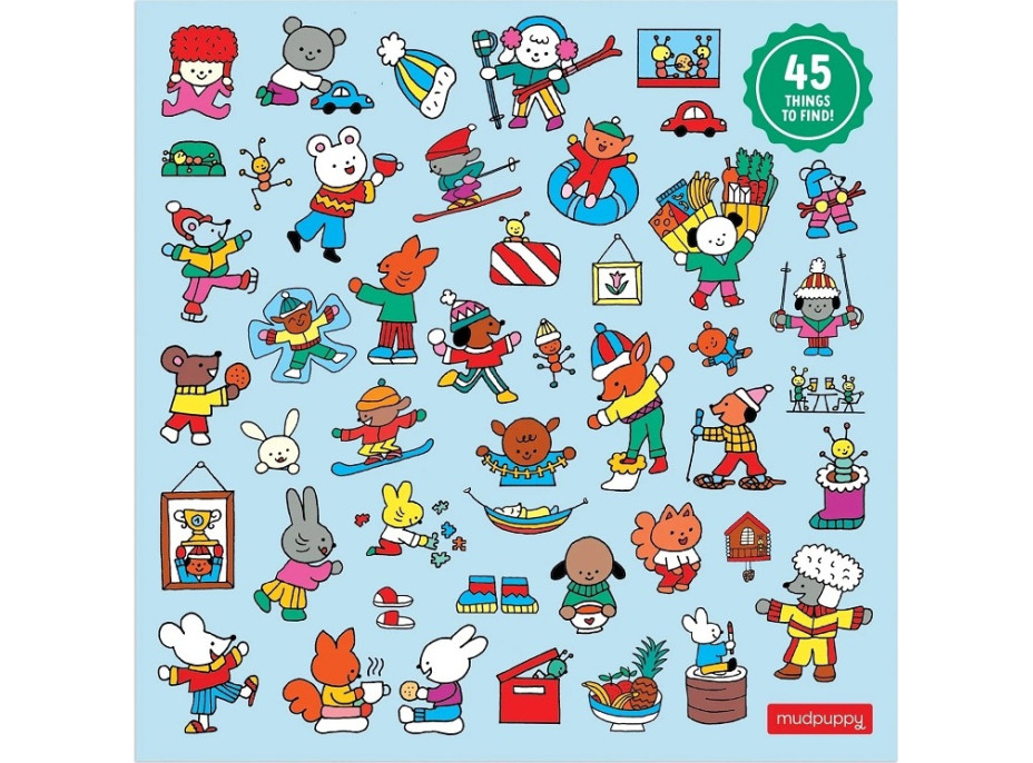 Mudpuppy Puzzle Zimná chata 500 dielikov