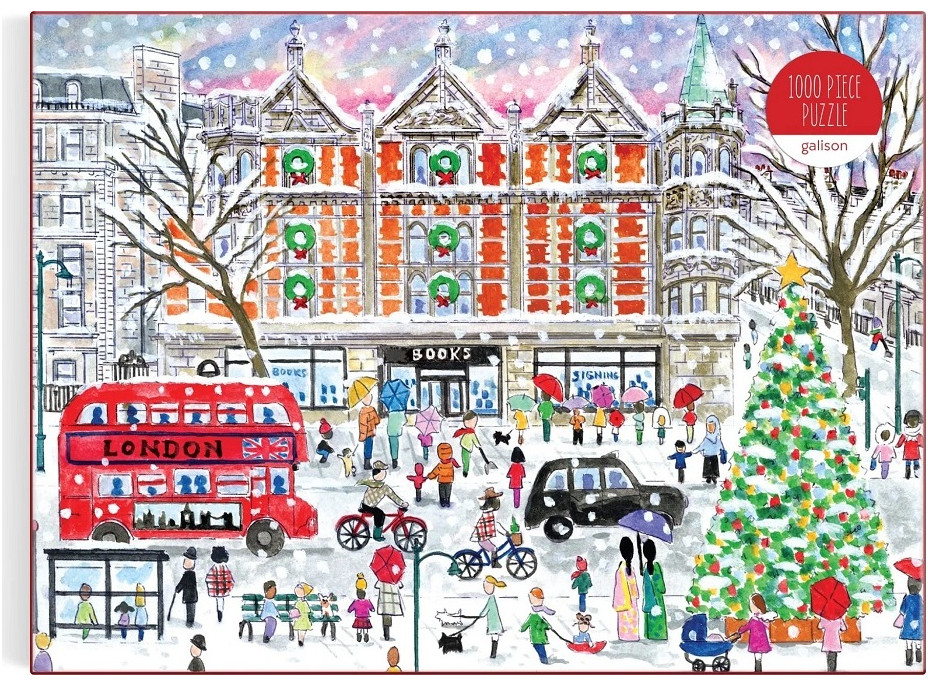 Galison Puzzle Vianoce v Londýne 1000 dielikov