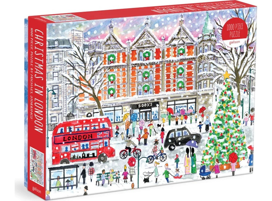 Galison Puzzle Vianoce v Londýne 1000 dielikov