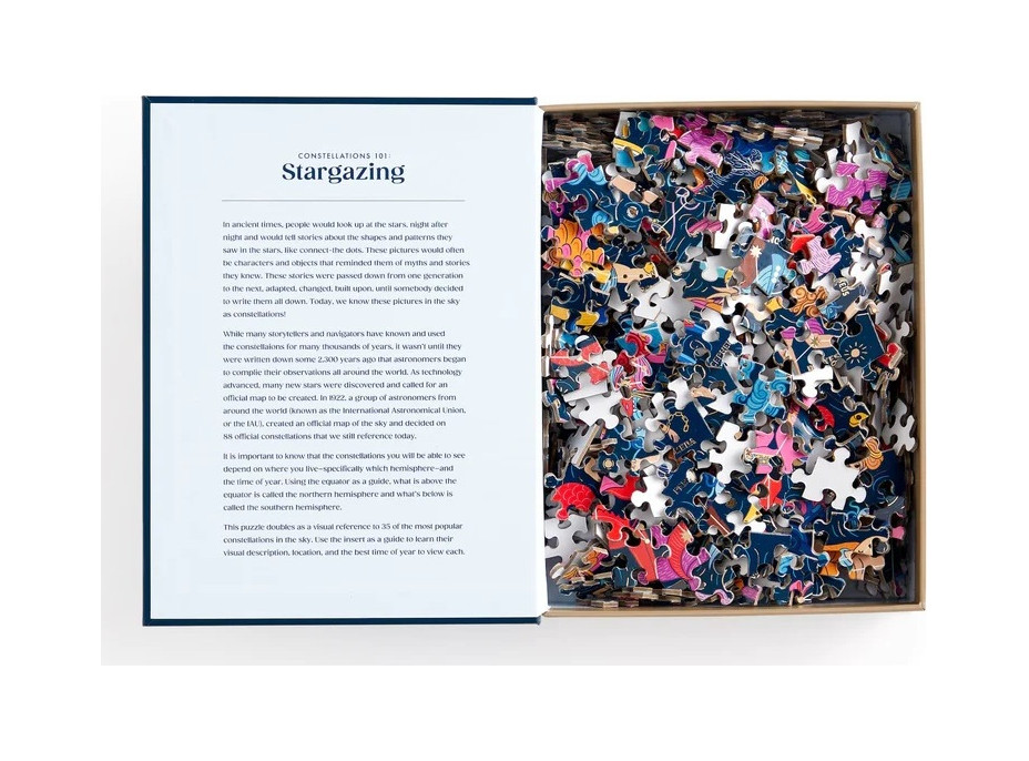 Galison Puzzle Súhvezdie zverokruhu 500 dielikov