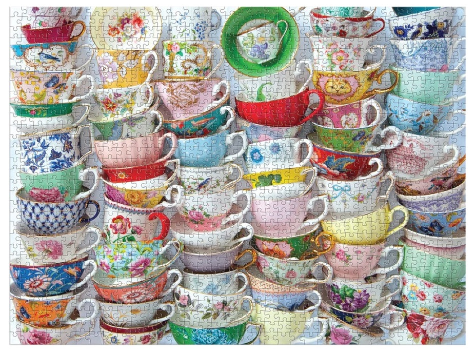 Galison Puzzle Čajové šálky 1000 dielikov