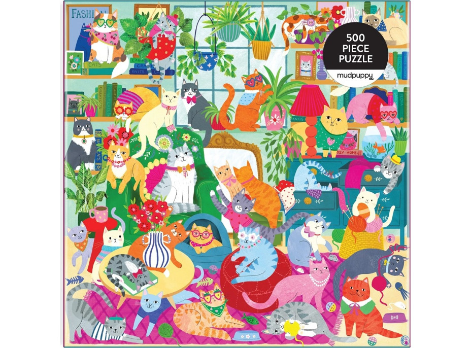 Mudpuppy Rodinné puzzle Sobotné popoludnie 500 dielikov