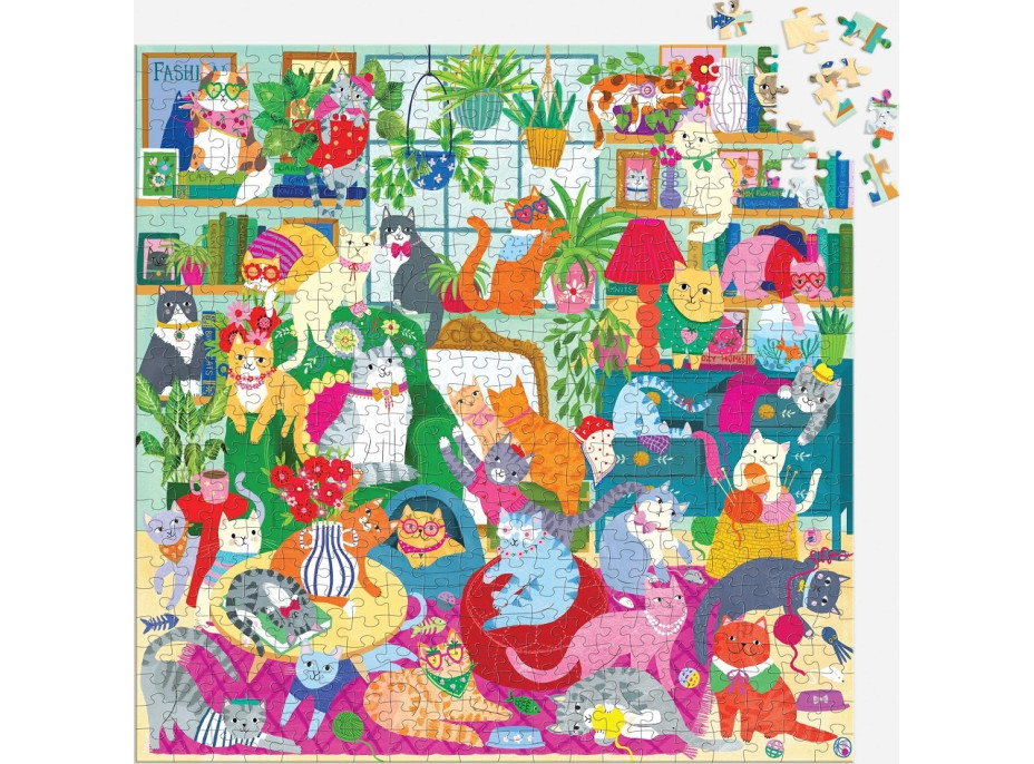 Mudpuppy Rodinné puzzle Sobotné popoludnie 500 dielikov