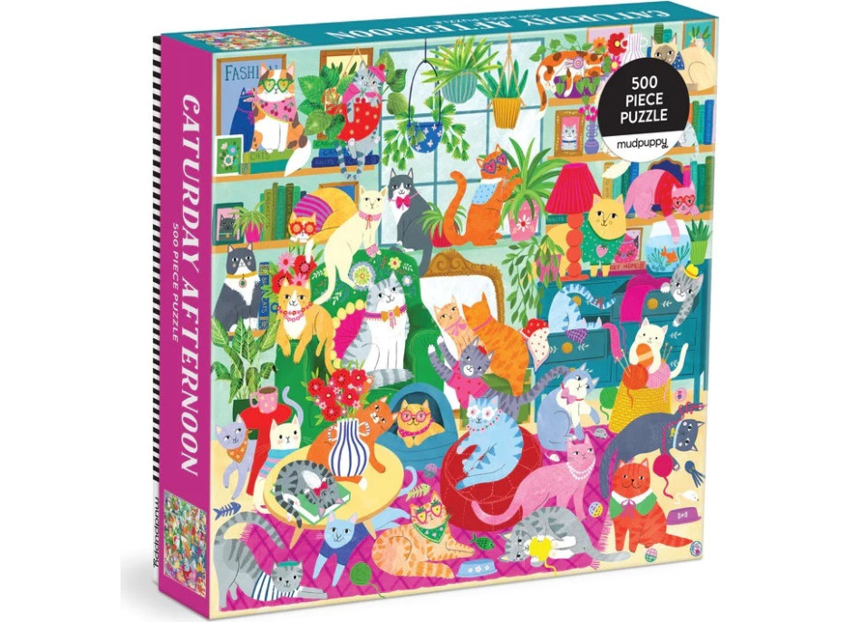 Mudpuppy Rodinné puzzle Sobotné popoludnie 500 dielikov