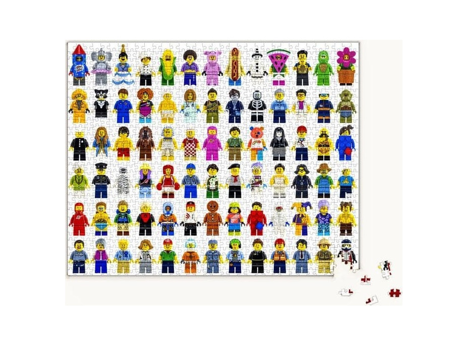 Chronicle Books Puzzle LEGO® Minifigúrky 1000 dielikov