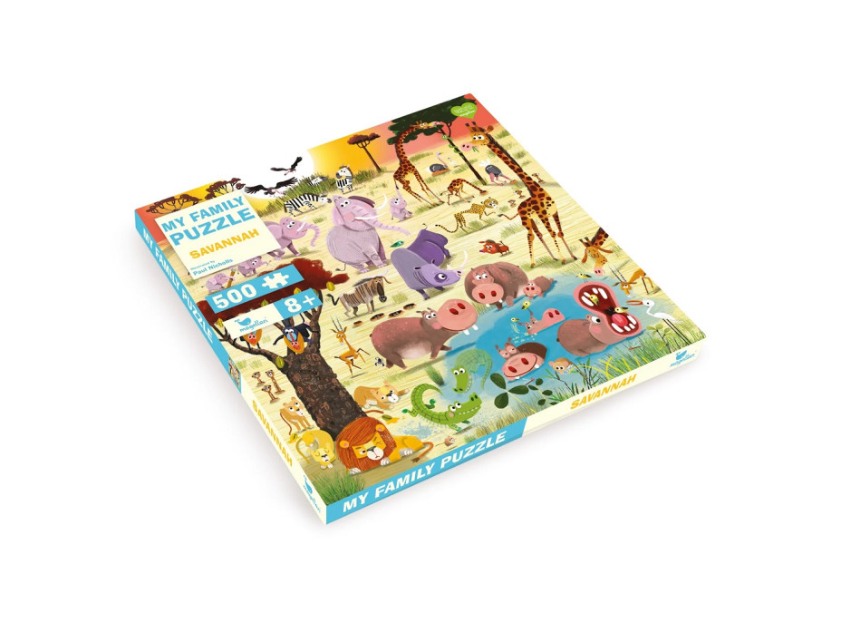 Magellan Rodinné puzzle Savana 500 dielikov