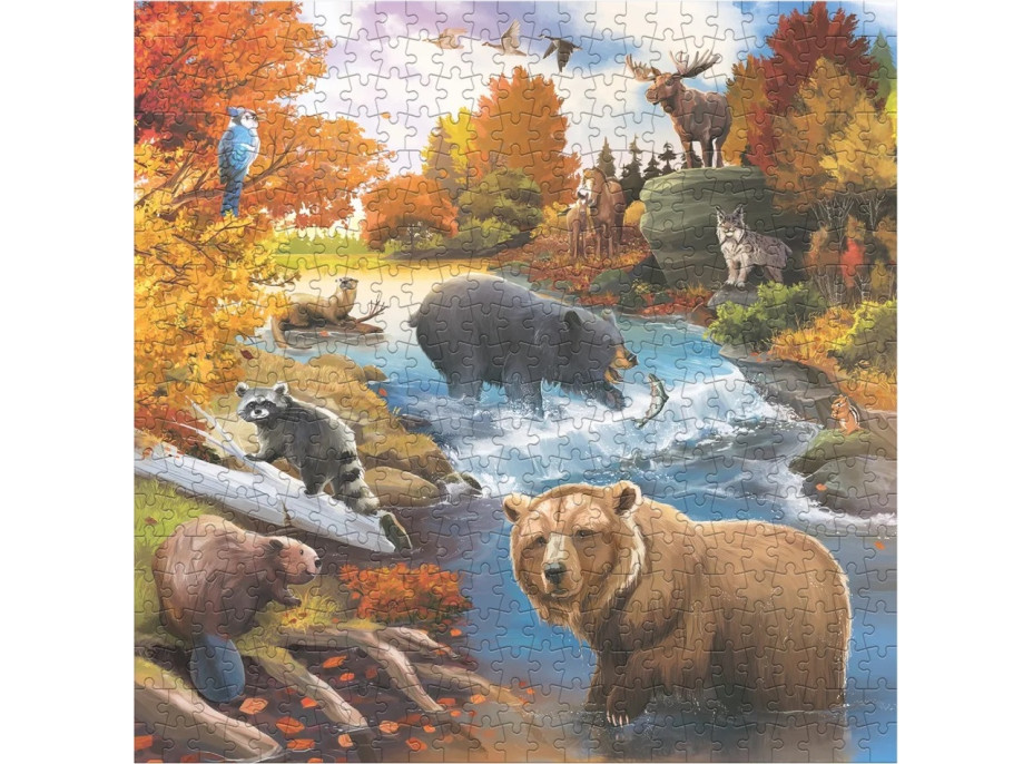 Magellan Rodinné puzzle Divoká zver Severu 500 dielikov