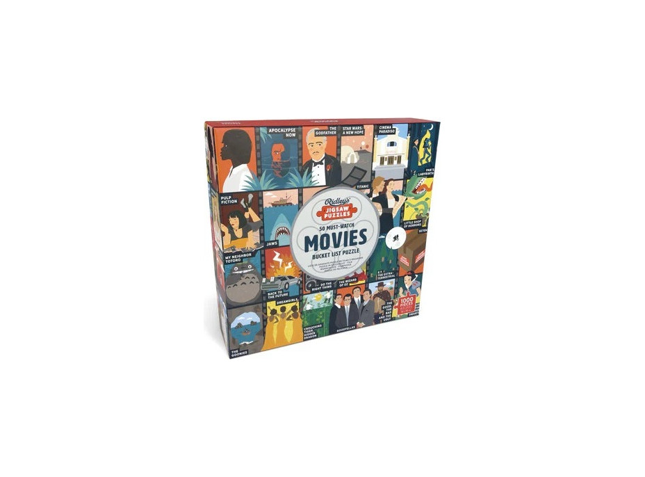 Ridley&#39;s Games Puzzle 50 filmov, ktoré musíte vidieť - 1000 dielikov