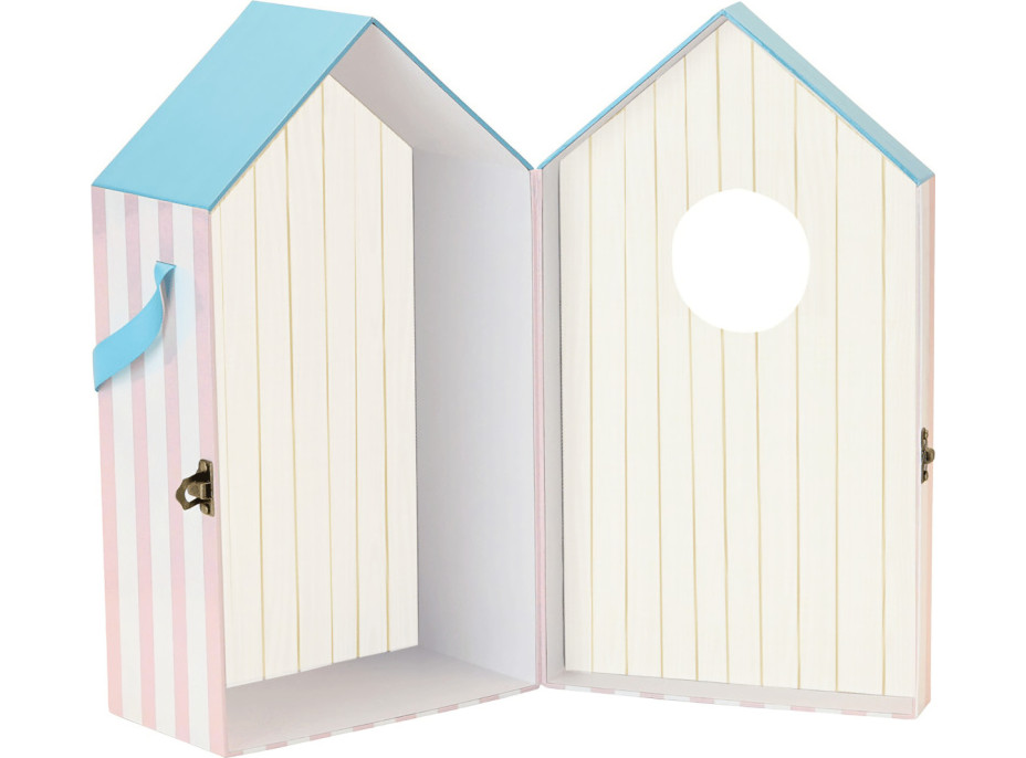 Petitcollin Bábika 28 cm v kabínke Petit Câlin Deauville