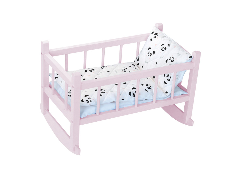 Petitcollin Postieľka ružová (pre bábiku do 40 cm)
