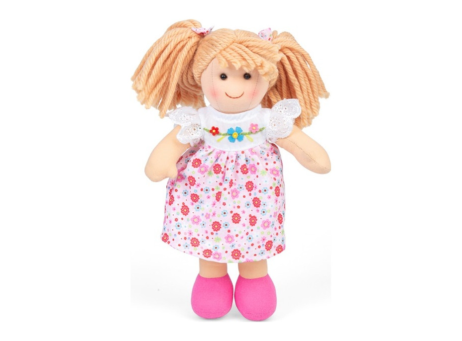 Bigjigs Toys Látková bábika Georgia - malá 25 cm