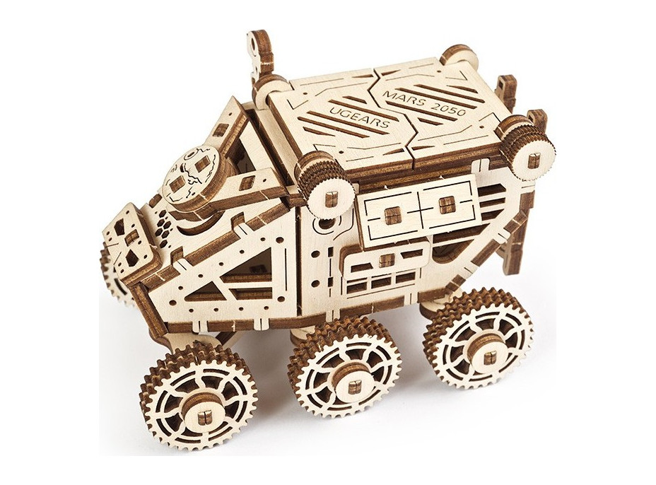 Ugears 3D drevené mechanické puzzle Bugina z Marsu