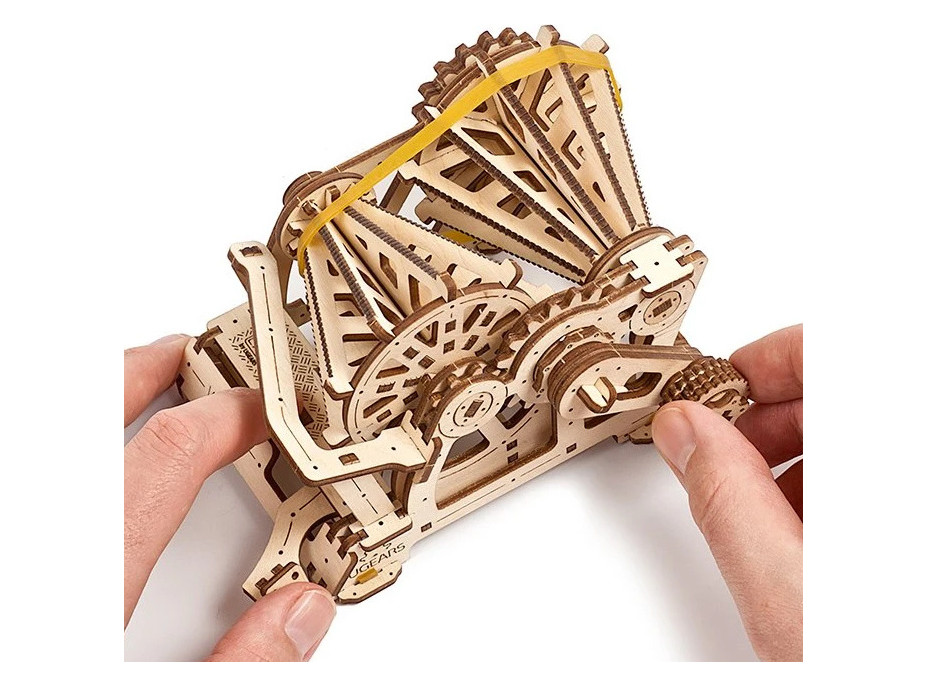 Ugears 3D drevené mechanické puzzle STEM výukový variátor