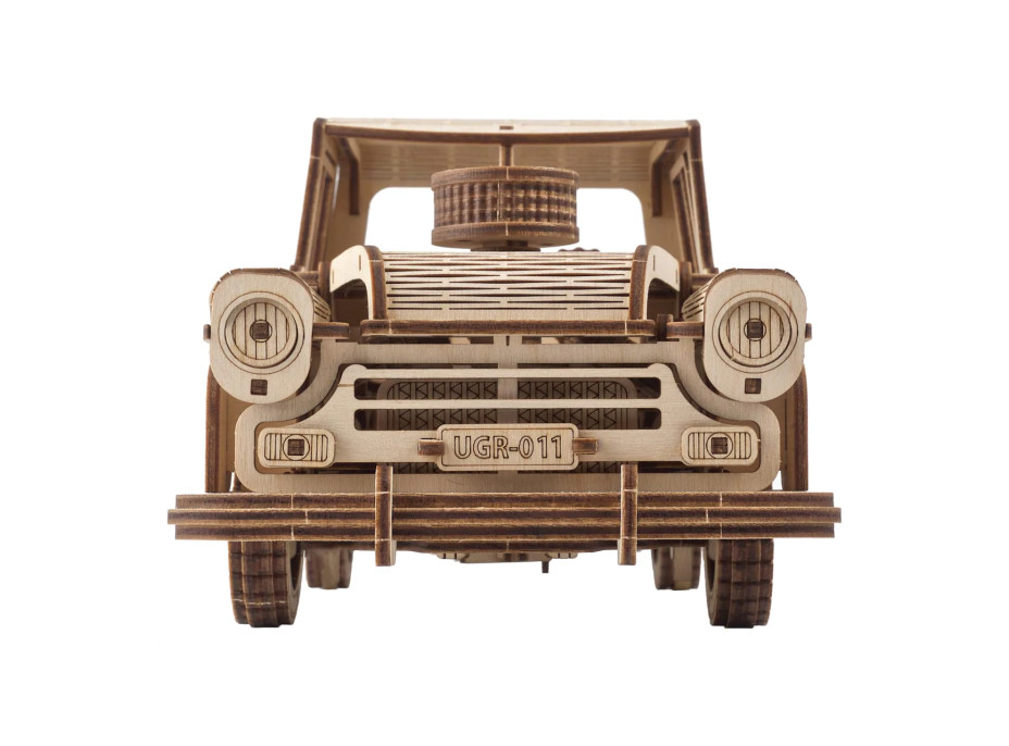Ugears 3D drevené mechanické puzzle Americký nákladiak (pick-up)