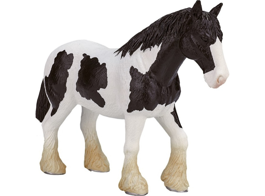 Mojo Clydesdale kôň čiernobiely