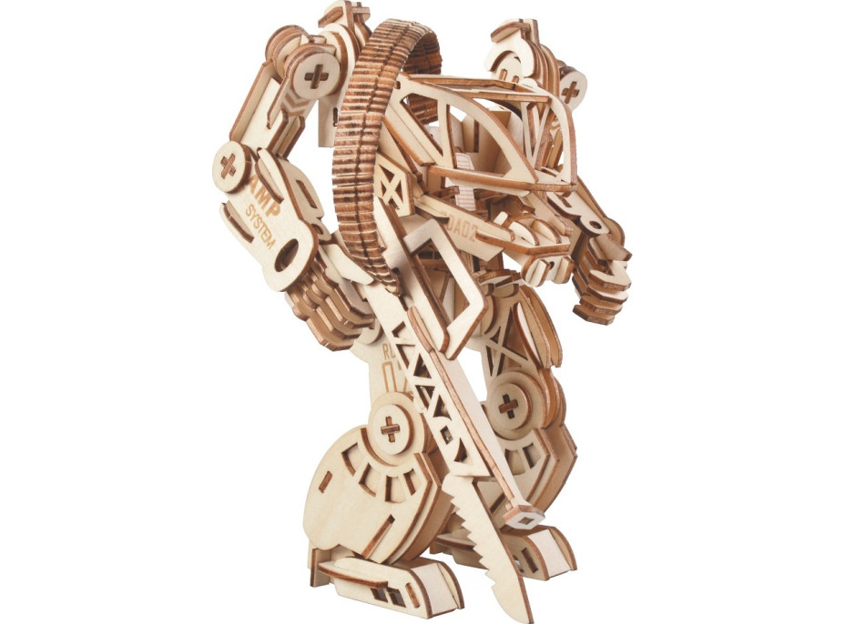 Woodcraft Drevené 3D puzzle AMP Powersuit