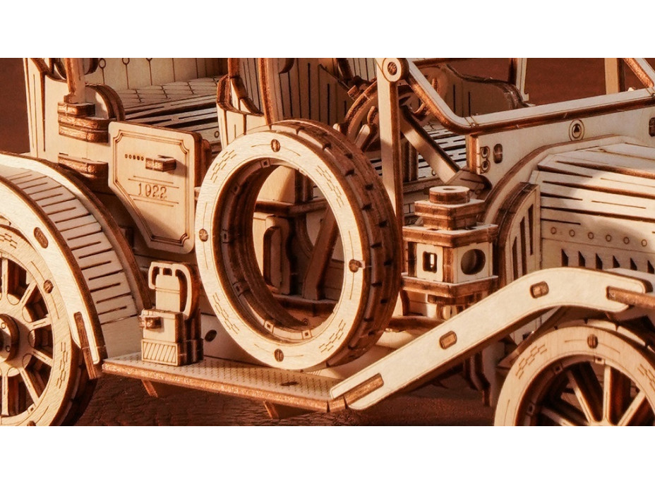 RoboTime Drevené 3D puzzle Historické auto - Vintage car