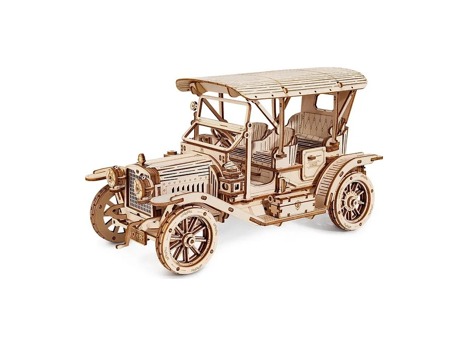 RoboTime Drevené 3D puzzle Historické auto - Vintage car