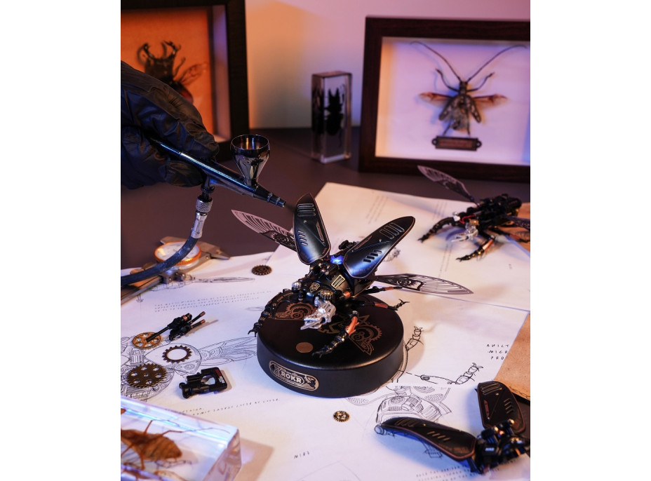 RoboTime 3D mechanické puzzle modelu Roháč obyčajný